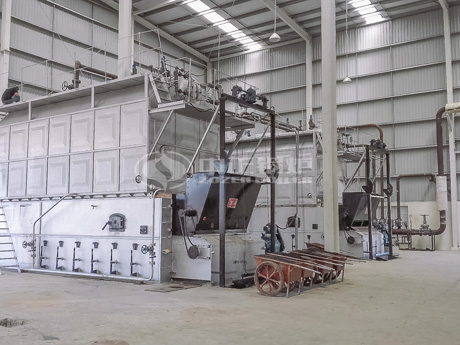 新疆機場4.2MW、2.8MW SZL燃煤熱水鍋爐項目